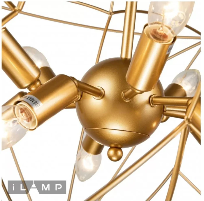 Подвесная люстра iLamp Triumph 6120-1200 GOLD