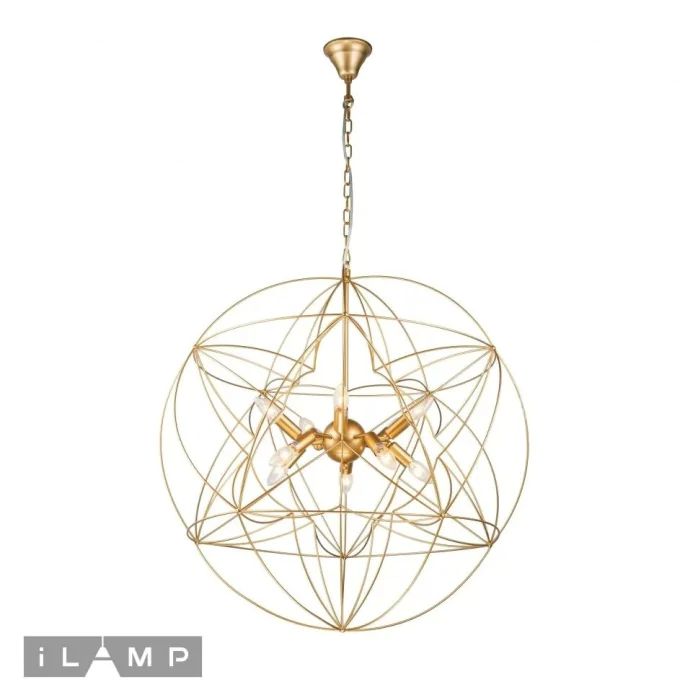 Подвесная люстра iLamp Triumph 6120-1200 GOLD