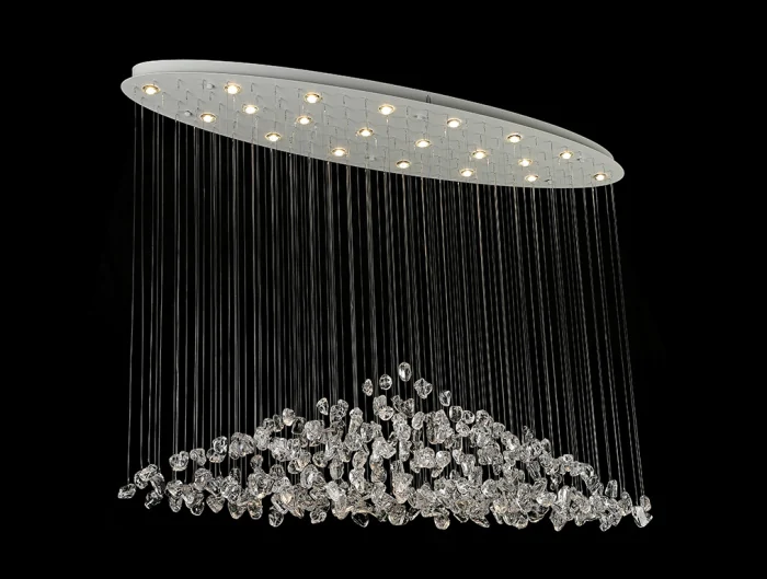 Потолочная люстра Newport 8230/140 С oval white clear М0071679