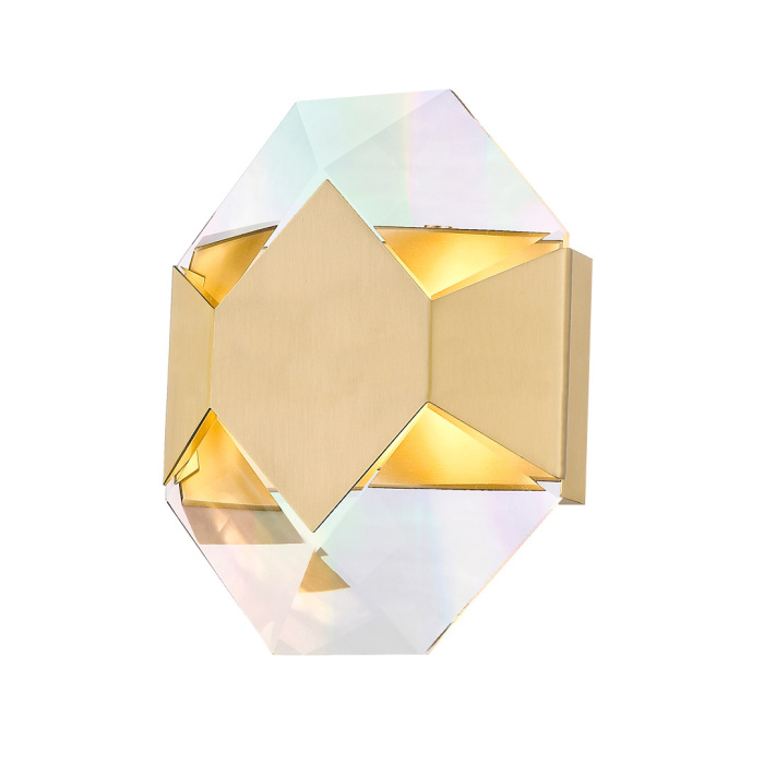 Бра Cloyd BRIOLETTE W1 / выс. 16 см - латунь светл. (арт.20175)