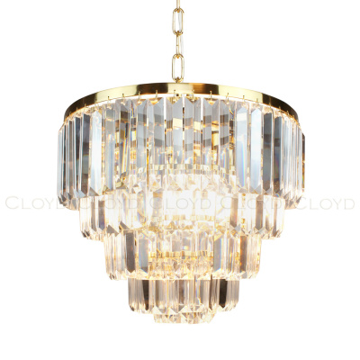 Люстра Cloyd ORDINAL-B C4 / Ø40 см - золото (арт.10803)