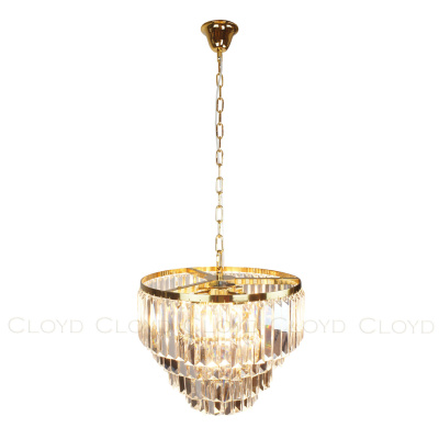 Люстра Cloyd ORDINAL-B C4 / Ø40 см - золото (арт.10803)