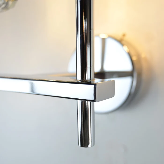 Бра Boule de Cristal Double Sconce Chrome ImperiumLoft