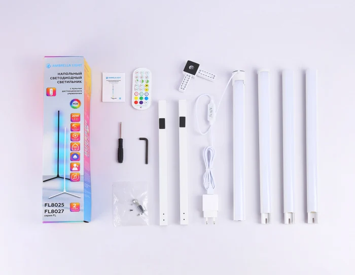 Светильник светодиодный напольный RGB с пультом Ambrella light FL8025