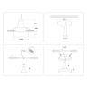 Встраиваемый точечный светильник MR16 Ambrella light TN3305