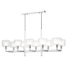 Люстра Crystal Lux MAESTRO SP-PL10 L1100 CHROME