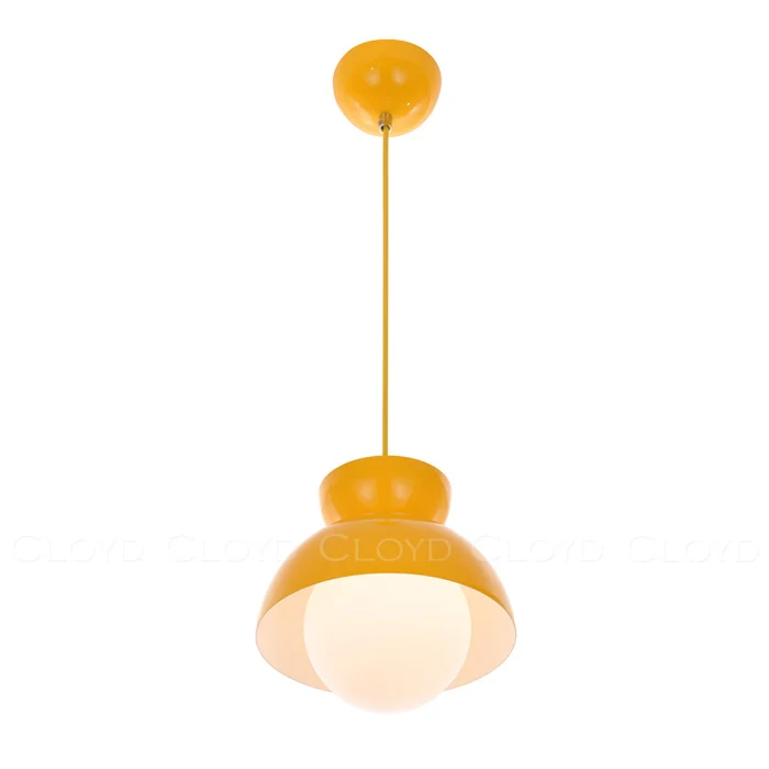 Подвесной светильник Cloyd ERMA-A P1 / Ø20 см - желтый (арт.11339)