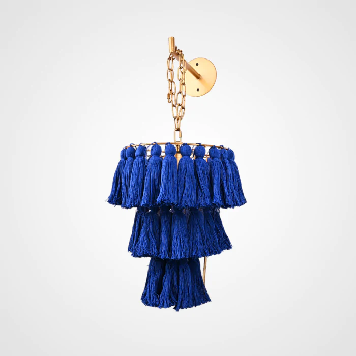 Настенный светильник TASSEL WALL Синий ImperiumLoft