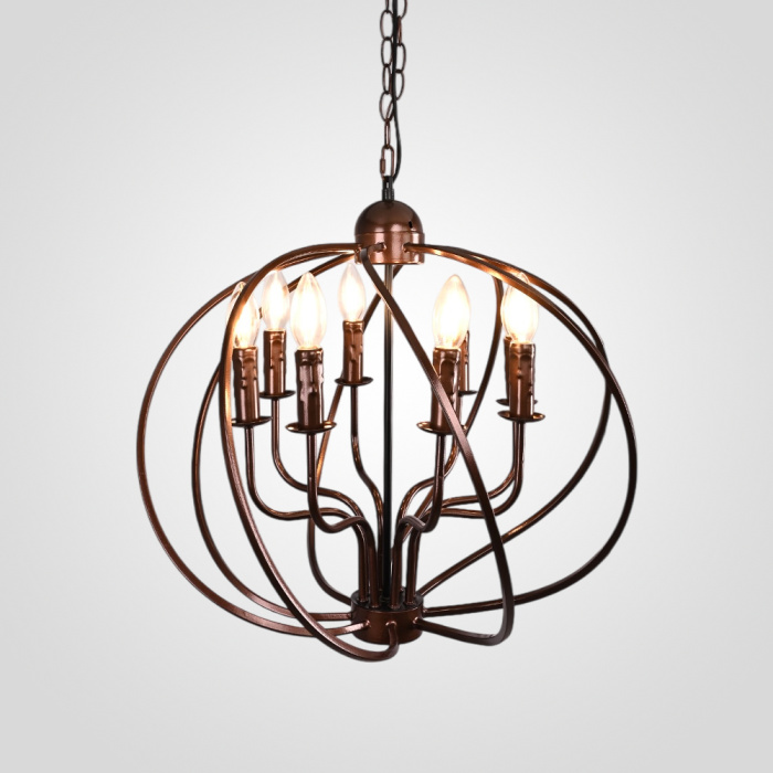 Подвесная люстра Cagie Dark chocolate L8 ImperiumLoft