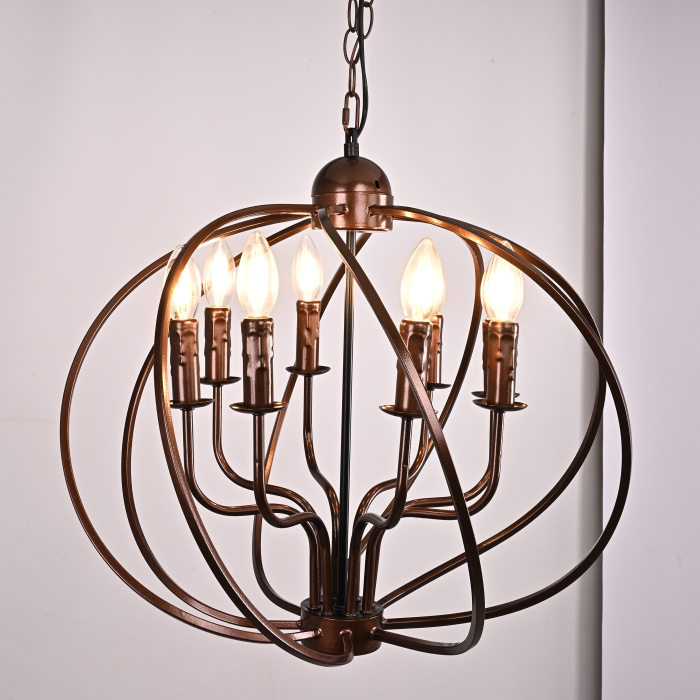 Подвесная люстра Cagie Dark chocolate L8 ImperiumLoft