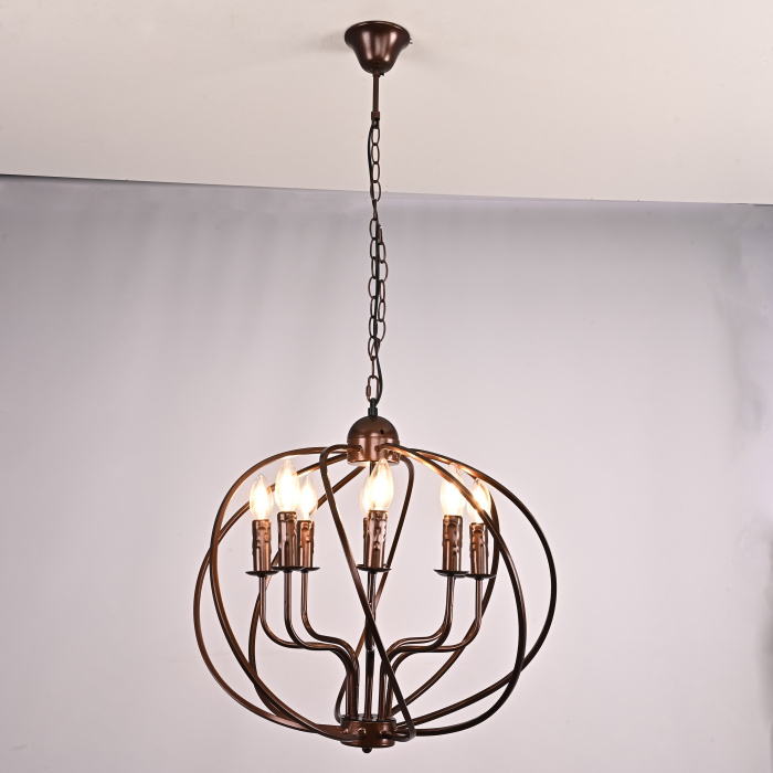 Подвесная люстра Cagie Dark chocolate L8 ImperiumLoft