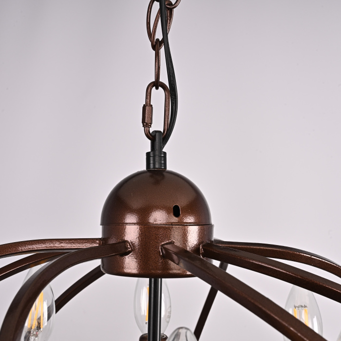 Подвесная люстра Cagie Dark chocolate L8 ImperiumLoft