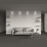 Встраиваемый светильник Maytoni Round DL058-7W3K-TRS-B