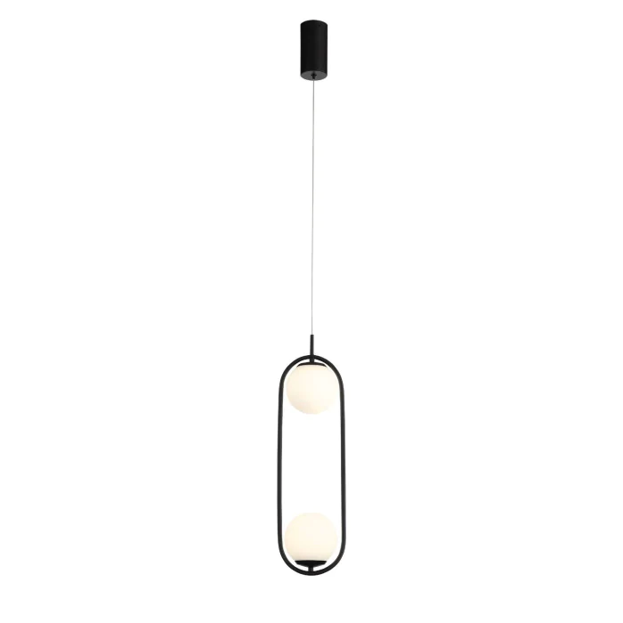 SL395.403.02 Подвес ST-Luce Черный/Белый LED 2*8W