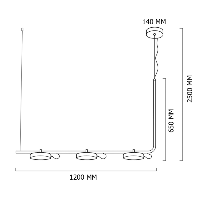 Подвесной светильник CARY-LONG ImperiumLoft