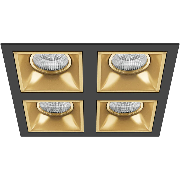 Комплект из светильников и рамки DOMINO Domino Lightstar D54703030303