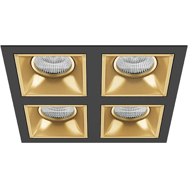 Комплект из светильников и рамки DOMINO Domino Lightstar D54703030303