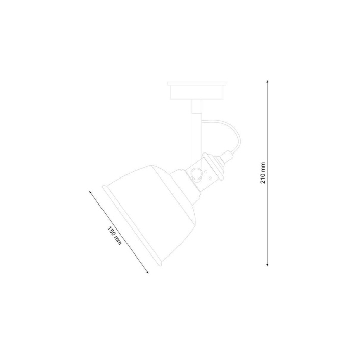 Бра Lucia Tucci INDUSTRIAL W1820.1 SAND SILVER