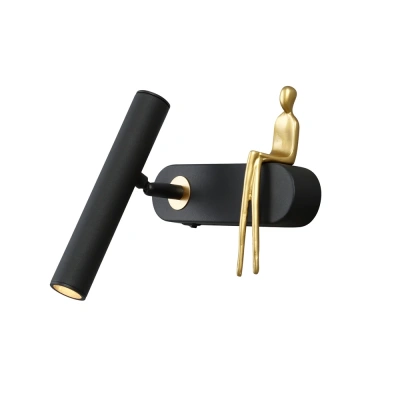 Светильник настенный Arte Lamp ALBERT A2173AP-1BK