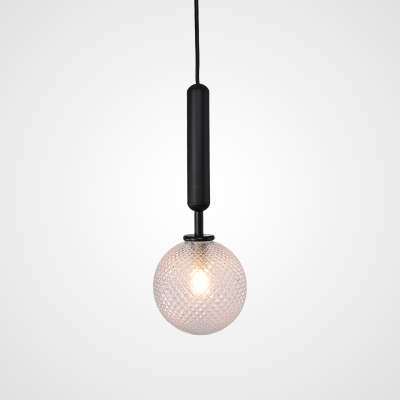 Подвесной светильник RAFFIN Black/Transparent ImperiumLoft