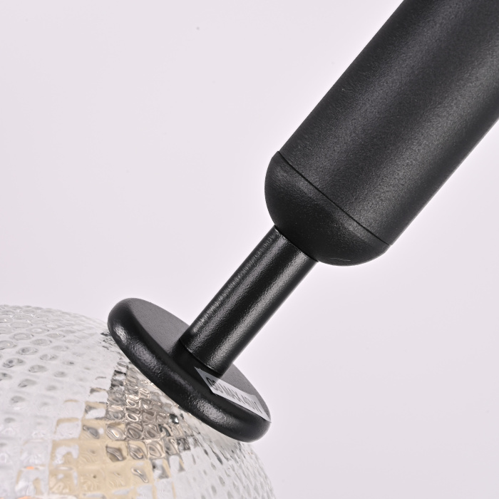 Подвесной светильник RAFFIN Black/Transparent ImperiumLoft