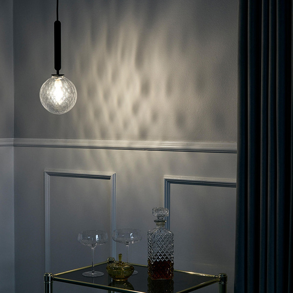 Подвесной светильник RAFFIN Black/Transparent ImperiumLoft