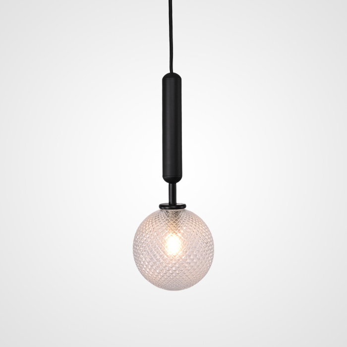 Подвесной светильник RAFFIN Black/Transparent ImperiumLoft