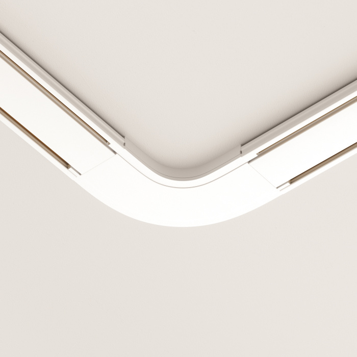 Конектор питания полукруглый Radity белый Maytoni TRA084CR-11W