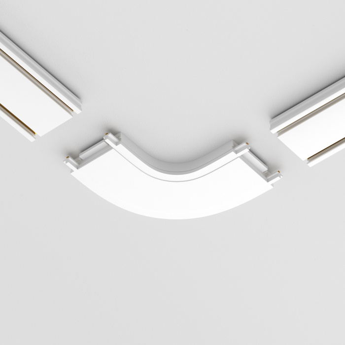 Конектор питания полукруглый Radity белый Maytoni TRA084CR-11W