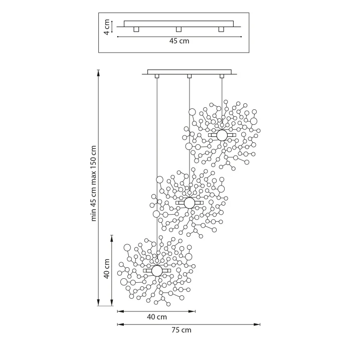 Подвесной светильник Extra Lightstar L3PR721132