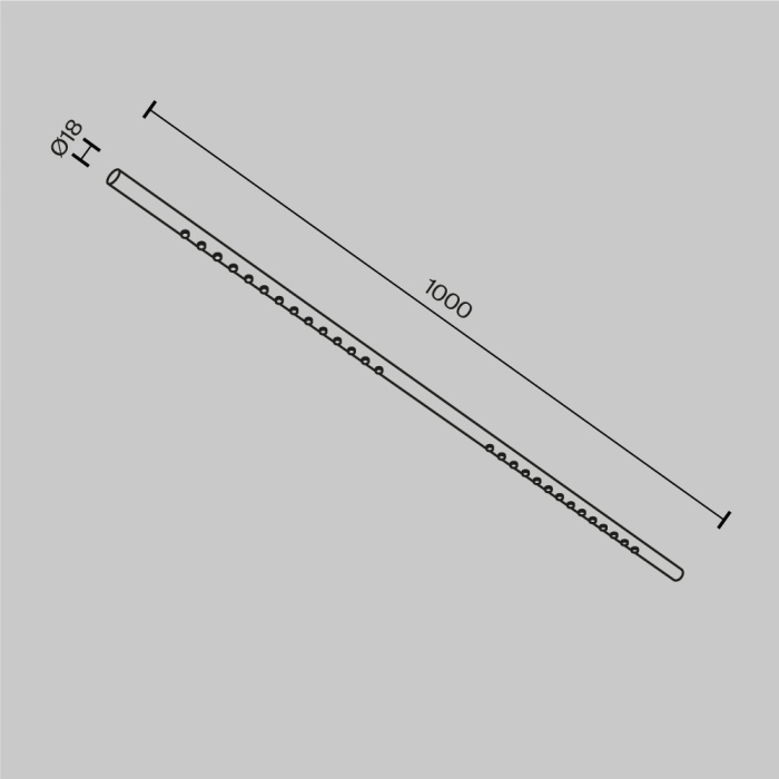 Трековый светильник Maytoni Points C101CL-L1000-24W3-6K-BS