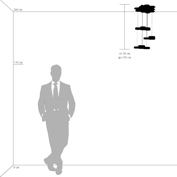 Подвесной светодиодный светильник Lightstar Favo 750221