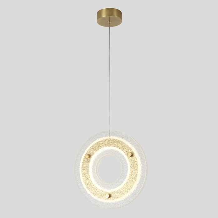Светильник подвесной Crystal Lux DIEGO SP25W LED BRASS