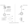Светильник подвесной Crystal Lux DIEGO SP25W LED BRASS