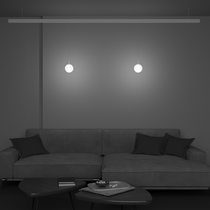 Трековый подвесной светильник Maytoni Luna TR039-4-5WTW-DD-W