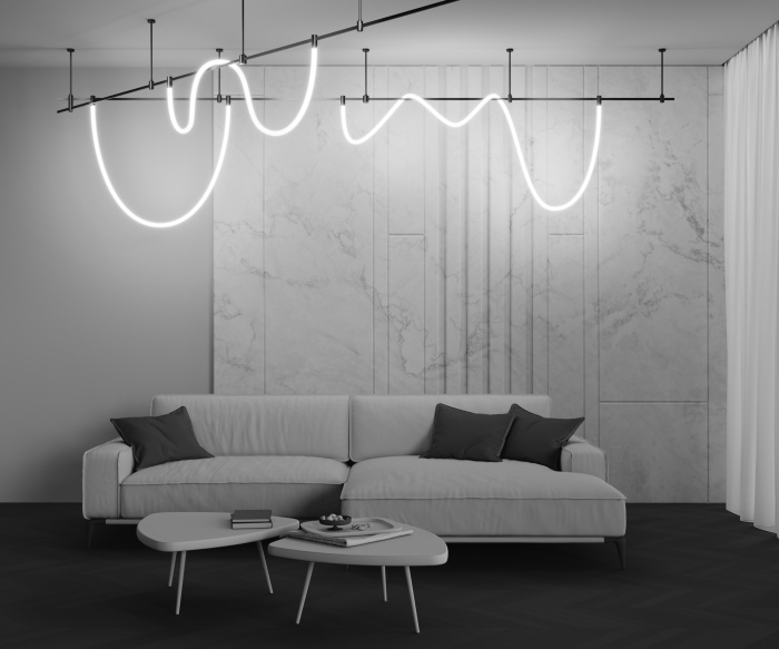 Трековый светильник Maytoni Tau TR154-1-27W4K-B