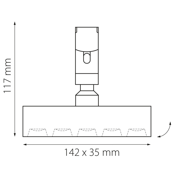 Светильник для трека Due Lightstar 267437