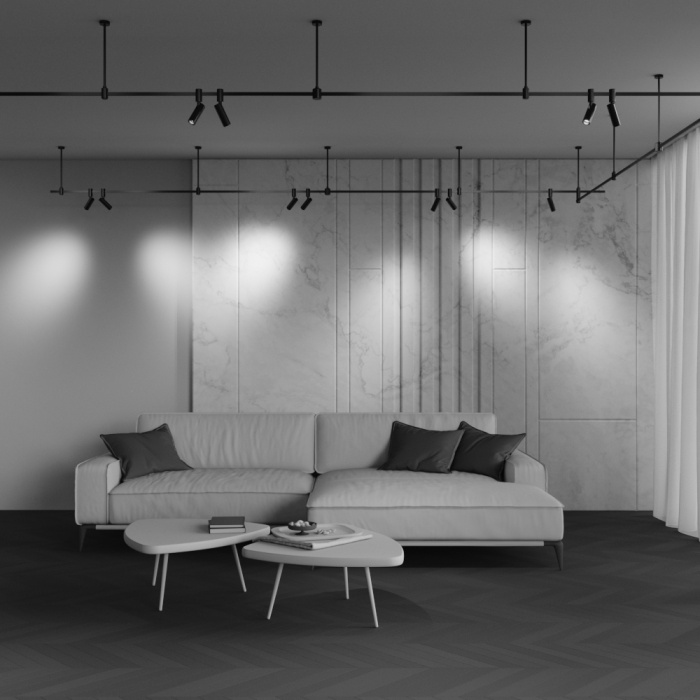 Трековый светильник Maytoni Focus LED TR144-1-12W3K-W-B