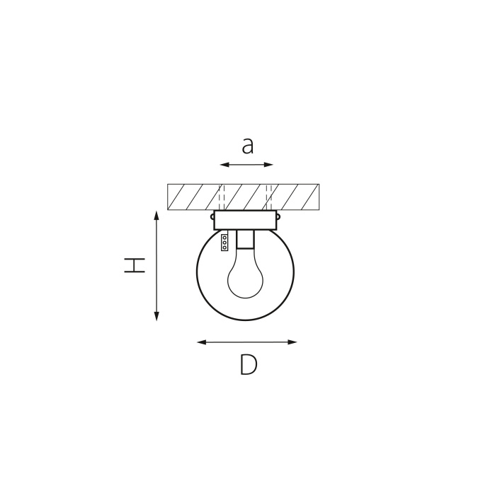 Светильник настенно-потолочный уличный Bolla Lightstar 373010