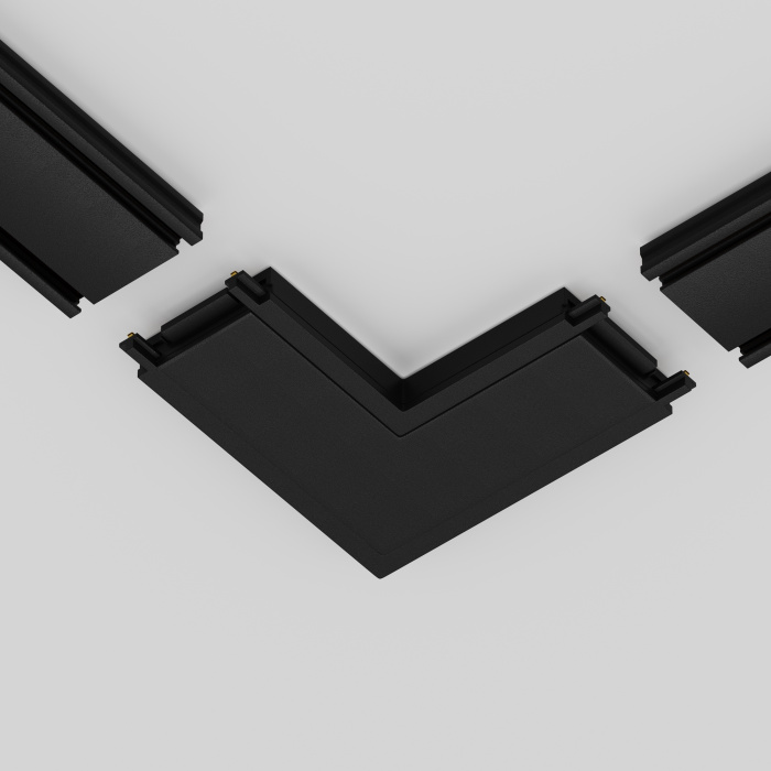 Конектор питания угловой Radity черный Maytoni TRA084CL-11B