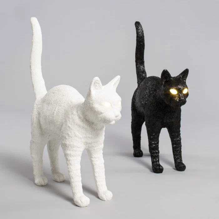Настольная лампа Seletti Jobby The Cat Black 15041