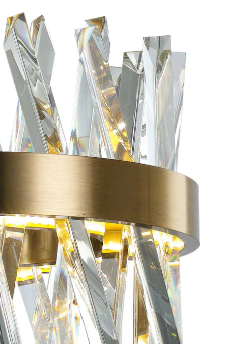 Настенный светильник Delight Collection Akasha MB18162246-250A light antique brass