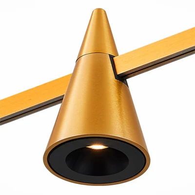 Магнитный трековый светильник FARM Золотистый LED 1*5W 4000K 272Lm Ra90 60 IP20 D70xH1 ST813.246.05