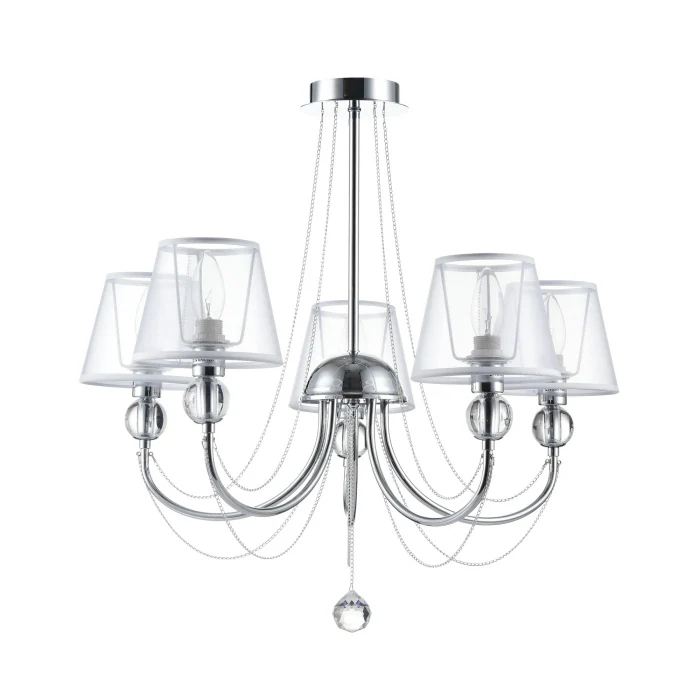 Люстра на штанге Freya Beverly FR5661-PL-05-CH