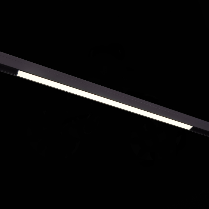 Магнитный трековый светильник Черный LED 1*20W 4000K 1 300Lm Ra>90 120 IP20 L606xW22xH4 ST360.446.20