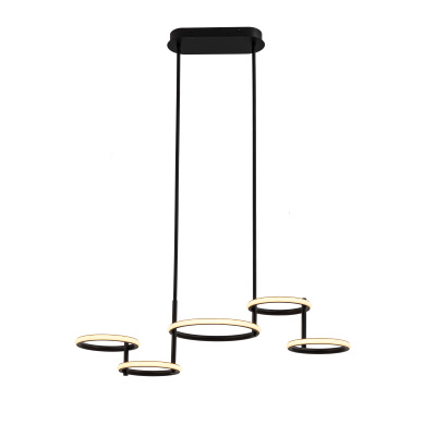 Подвесная люстра Delight Collection MD20001002 MD20001002-5A matt black