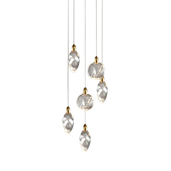 Подвесной светильник Delight Collection Colvin MT9176-6H titanium gold