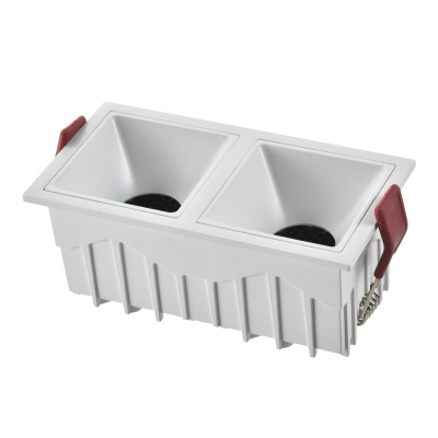 Светильник встраиваемый Белый LED 2*10W 60° IP20 L65xW126xH52 85-265V В комплекте ST757.538.20