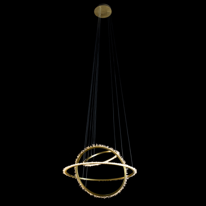 Подвесной светильник Delight Collection Quartz Halo MD20020154-3A satin gold