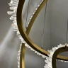 Подвесной светильник Delight Collection Quartz Halo MD20020154-3A satin gold